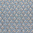 Schumacher Blair Silk Pingl Worcester Blue Fabric