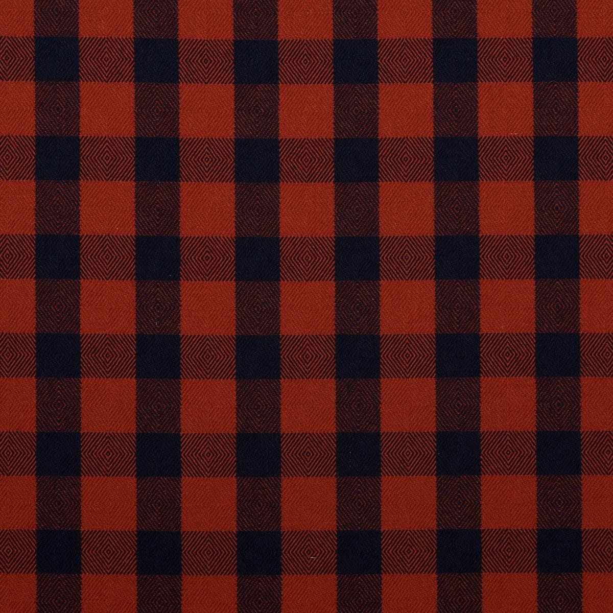 Schumacher Galt Wool Check Americana Fabric