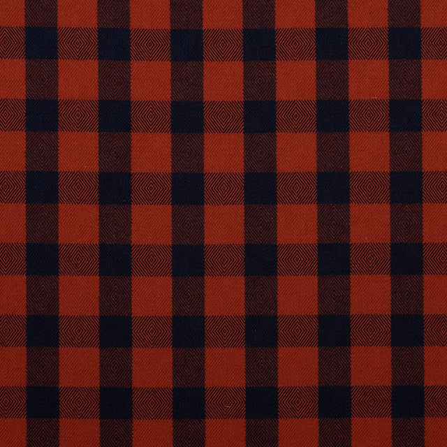 Schumacher Galt Wool Check Americana Fabric
