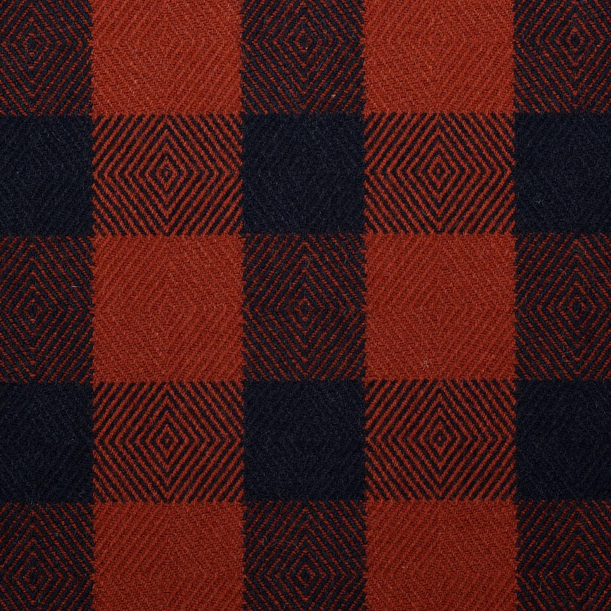 Schumacher Galt Wool Check Americana Fabric