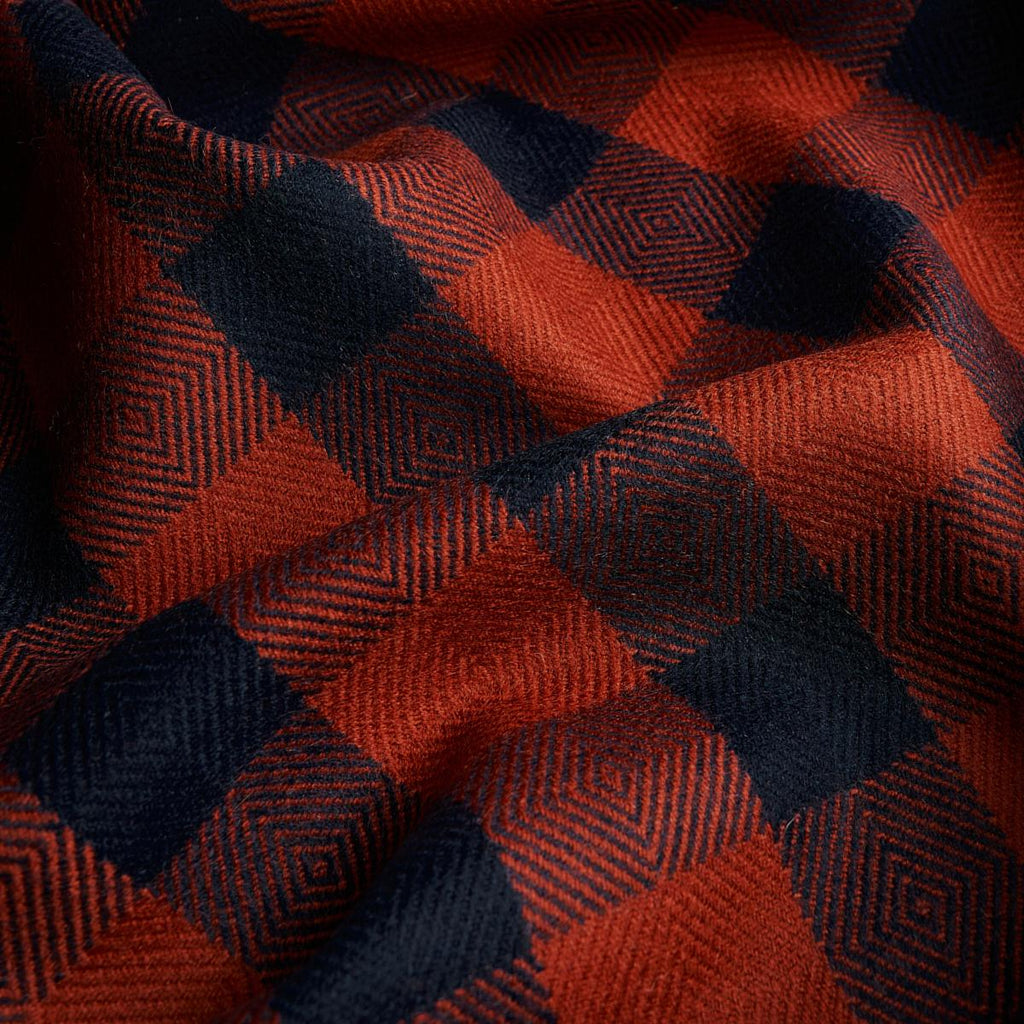Schumacher Galt Wool Check Americana Fabric