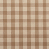 Schumacher Galt Wool Check Coffee Fabric