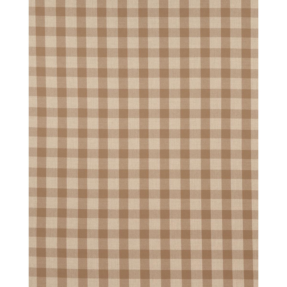 Schumacher Galt Wool Check Coffee Fabric