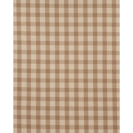 Schumacher Galt Wool Check Coffee Fabric