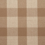 Schumacher Galt Wool Check Coffee Fabric