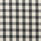 Schumacher Galt Wool Check Charcoal Fabric