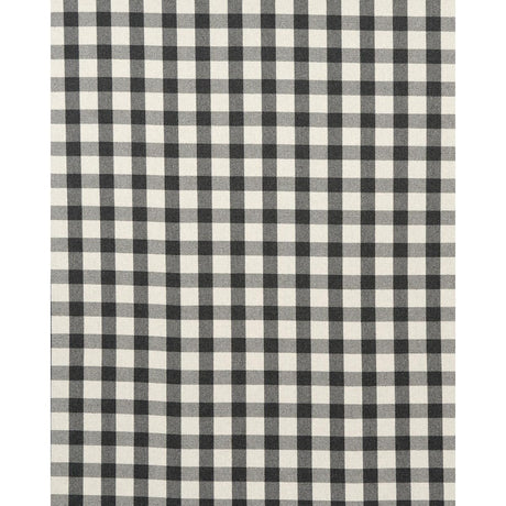 Schumacher Galt Wool Check Charcoal Fabric
