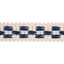 Schumacher Indigo Crawford Check Tape Narrow