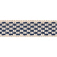 Schumacher Indigo Crawford Check Tape Medium