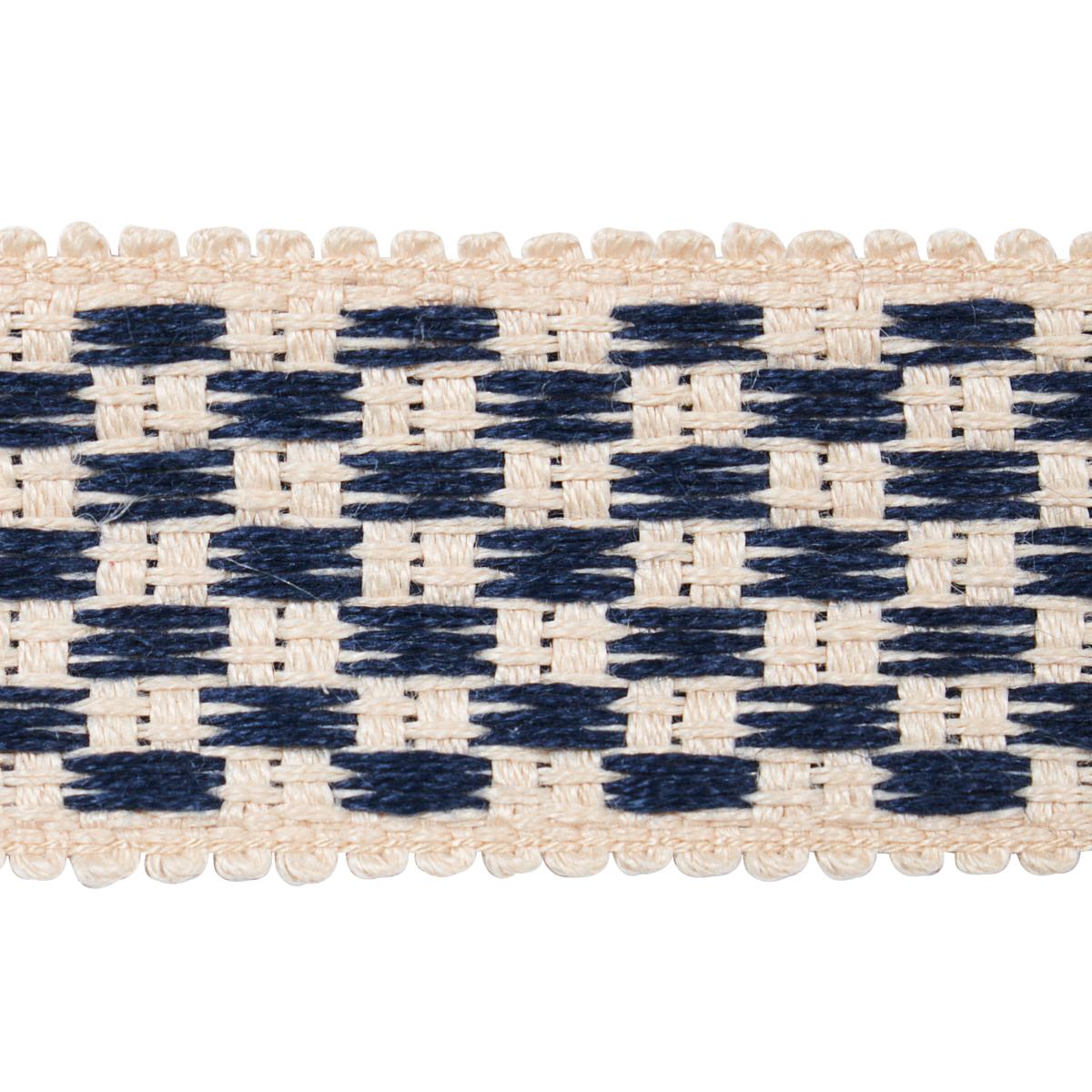 Schumacher Indigo Crawford Check Tape Medium