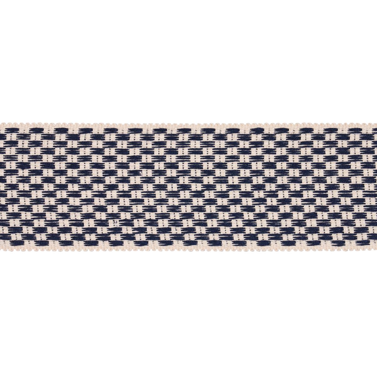 Schumacher Indigo Crawford Check Tape Wide