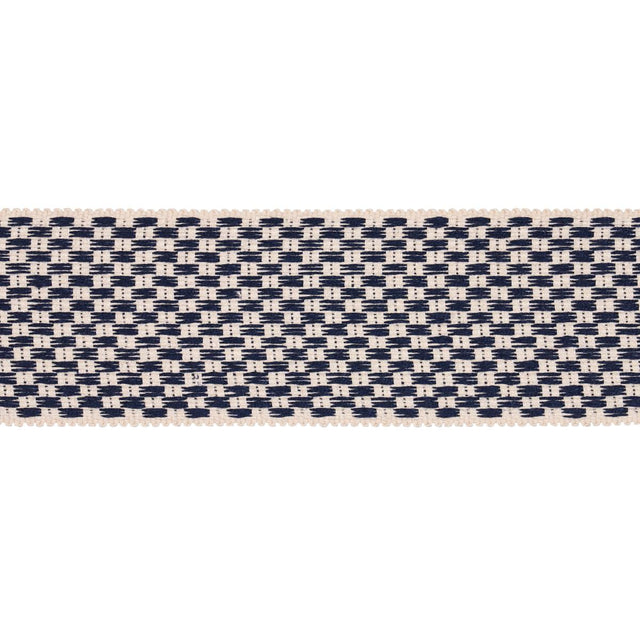 Schumacher Indigo Crawford Check Tape Wide