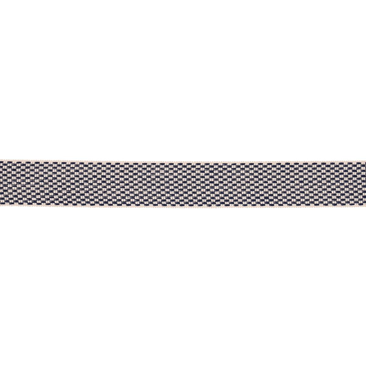 Schumacher Indigo Crawford Check Tape Wide