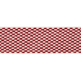 Schumacher Cornwallis Red Crawford Check Tape Wide