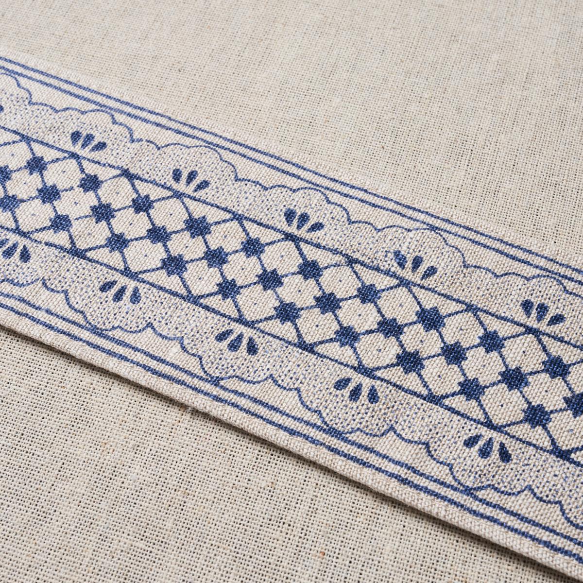 Schumacher Washington Blue Davison Scalloped Tape