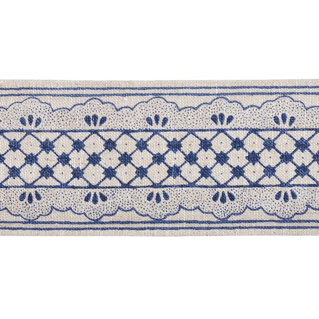 Schumacher Washington Blue Davison Scalloped Tape