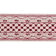 Schumacher Crimson Davison Scalloped Tape