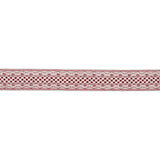 Schumacher Crimson Davison Scalloped Tape
