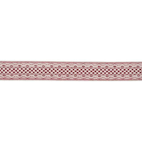 Schumacher Crimson Davison Scalloped Tape