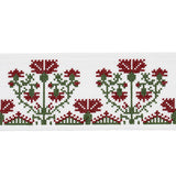 Schumacher Claret Custis Embroidered Tape