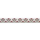 Schumacher Claret Custis Embroidered Tape