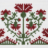 Schumacher Claret Custis Embroidered Tape
