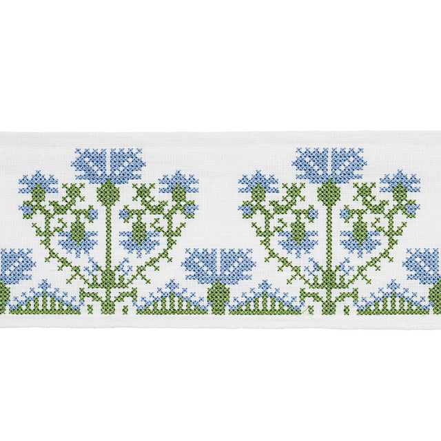 Schumacher Chesapeake Custis Embroidered Tape