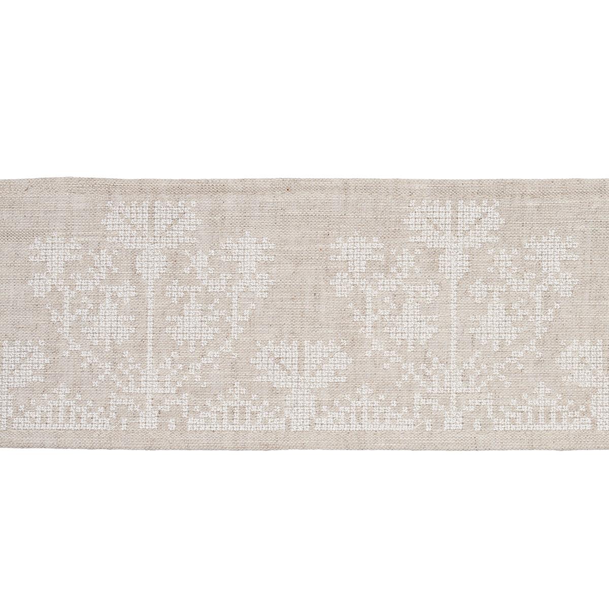 Schumacher Shell Custis Embroidered Tape