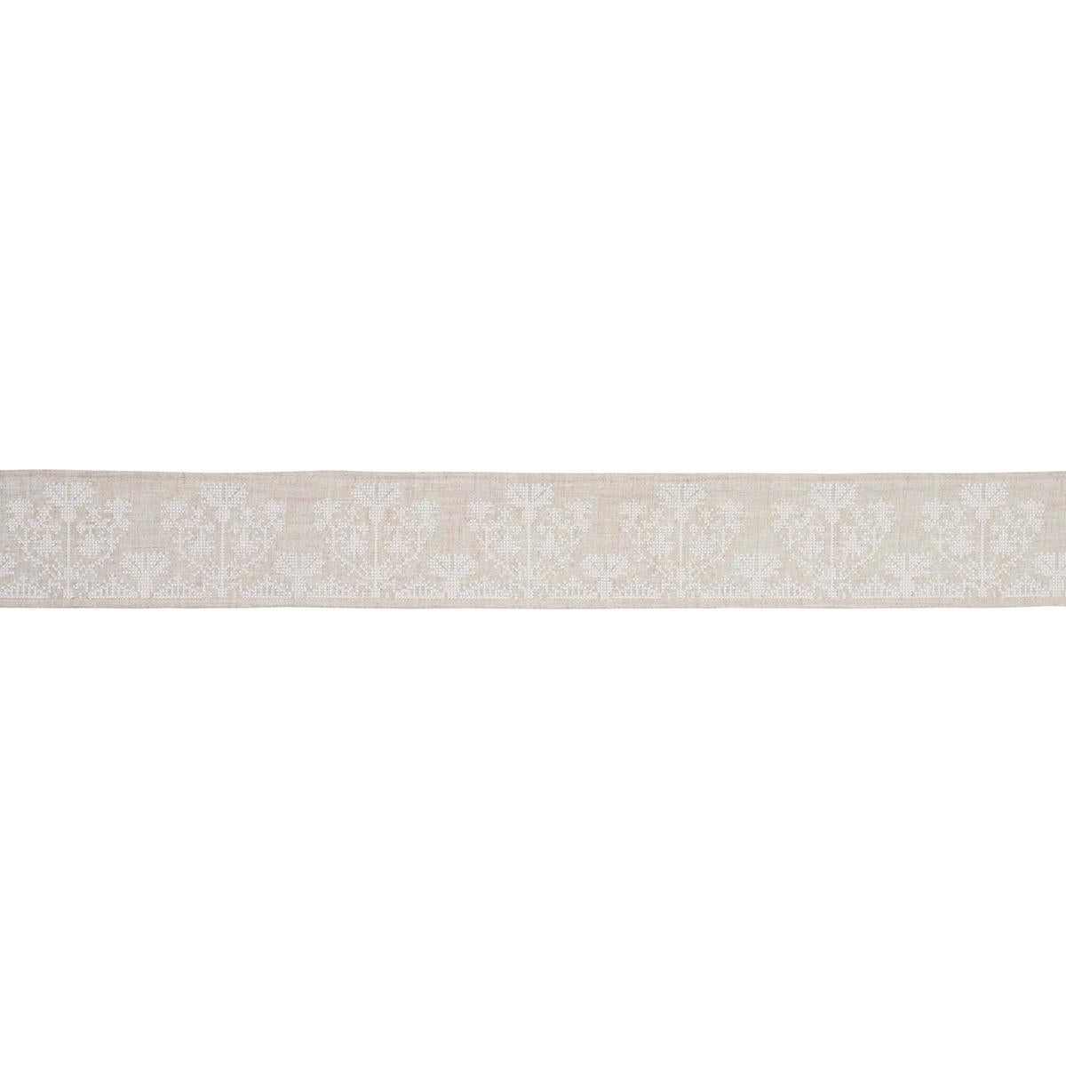 Schumacher Shell Custis Embroidered Tape