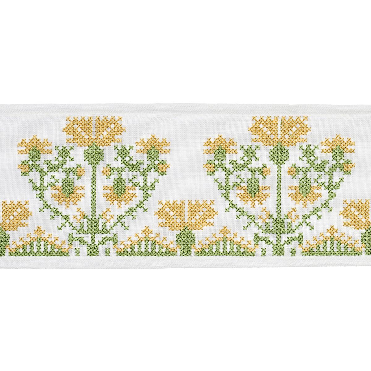Schumacher Marigold Custis Embroidered Tape