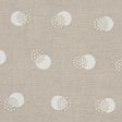 Schumacher Taylor Embroidery Ivory On Natural Fabric