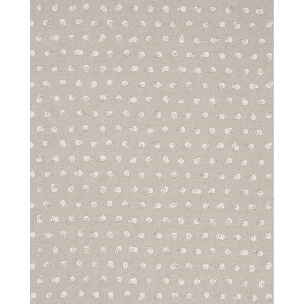 Schumacher Taylor Embroidery Ivory On Natural Fabric