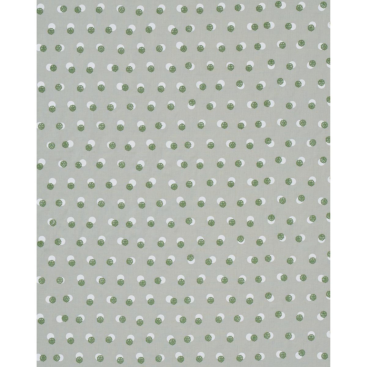 Schumacher Taylor Embroidery Green Fabric