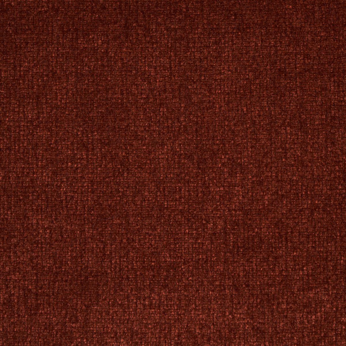Schumacher Sumptuous Silk Wool Velvet Mahogany Fabric
