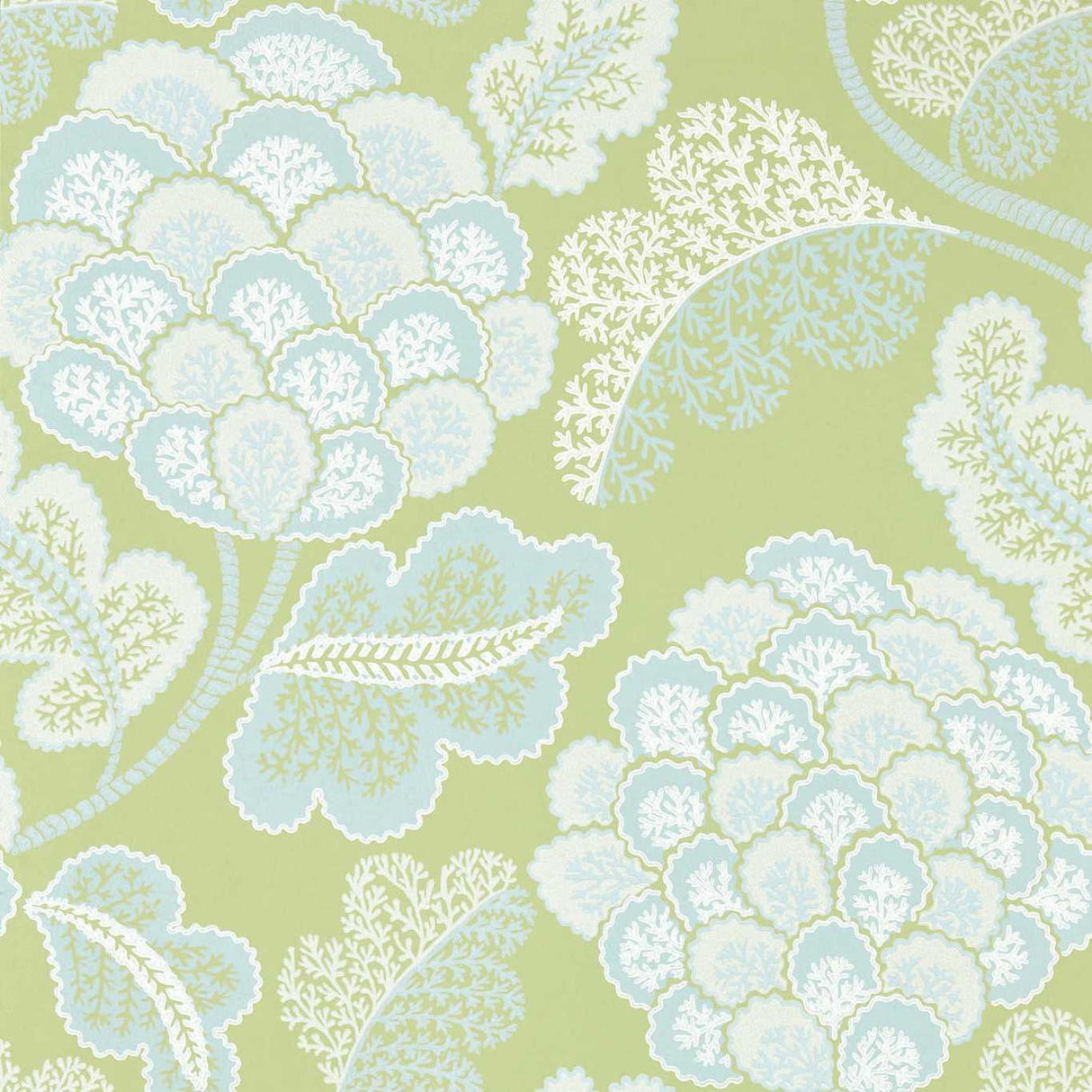 Harlequin Flourish Tree Canopy/Silver Willow Wallpaper
