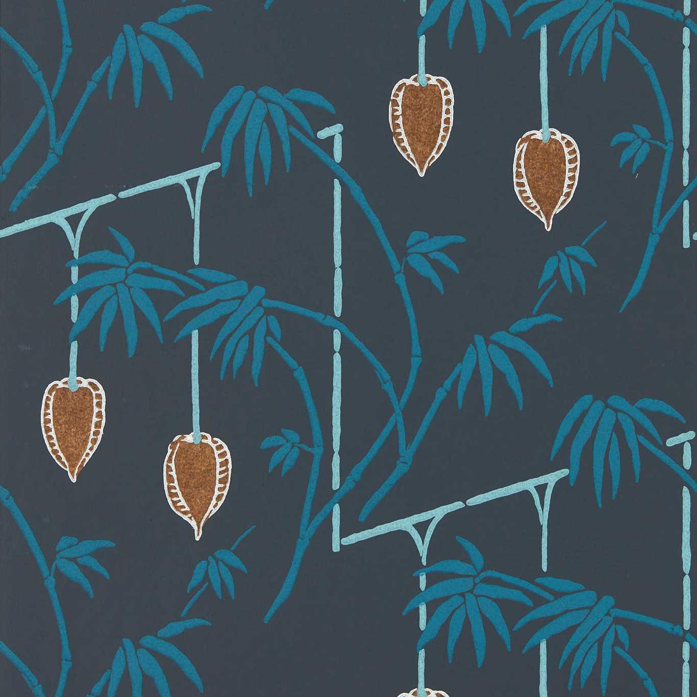 Harlequin Kimiko Japanese Ink/Copper Wallpaper