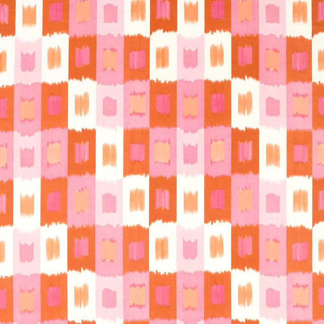 Harlequin Shiruku Paprika/Fuschia/Fig Blossom Fabric