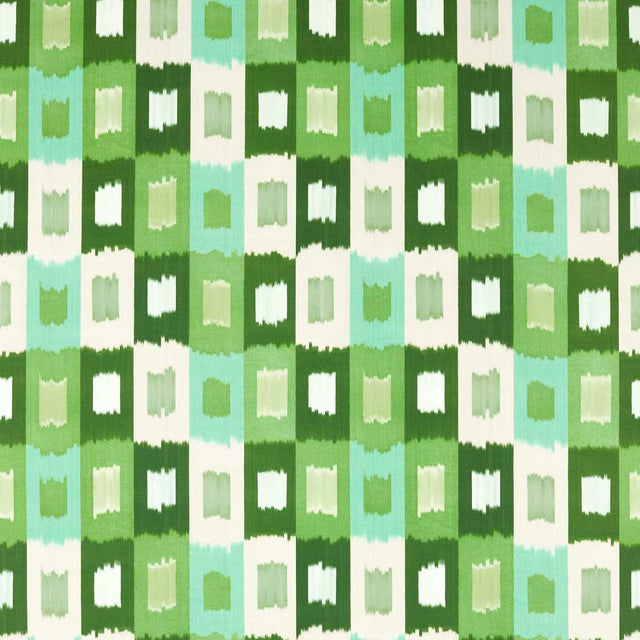 Harlequin Shiruku Emerald/Forest/Silver Willow Fabric