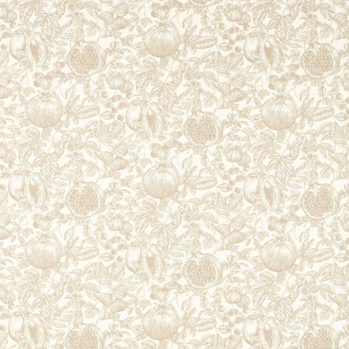 Harlequin Melograno Shiitake/Fig Blossom Fabric