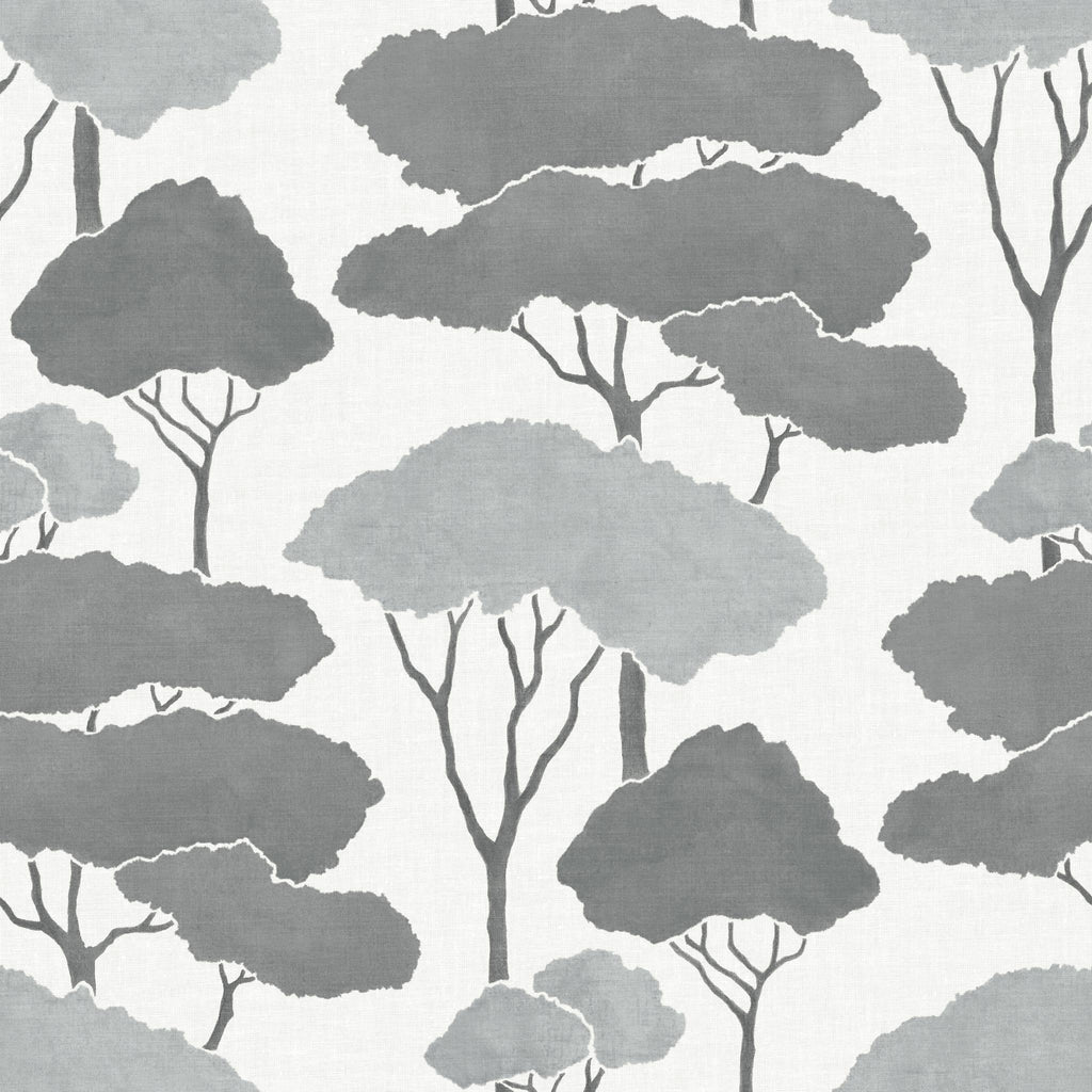 RoomMates Umbrella Pines Peel & Stick grey Wallpaper