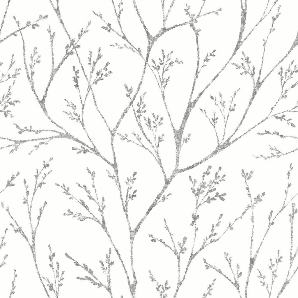 RoomMates Tree Branches Peel & Stick grey Wallpaper