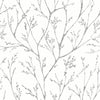 Roommates Tree Branches Peel & Stick Grey Wallpaper