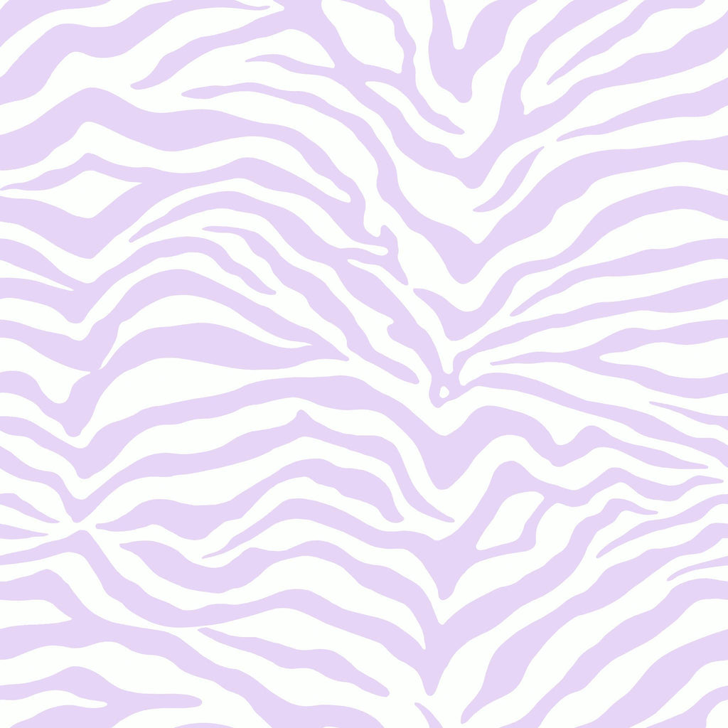 RoomMates Zebra Peel And Stick purple Wallpaper
