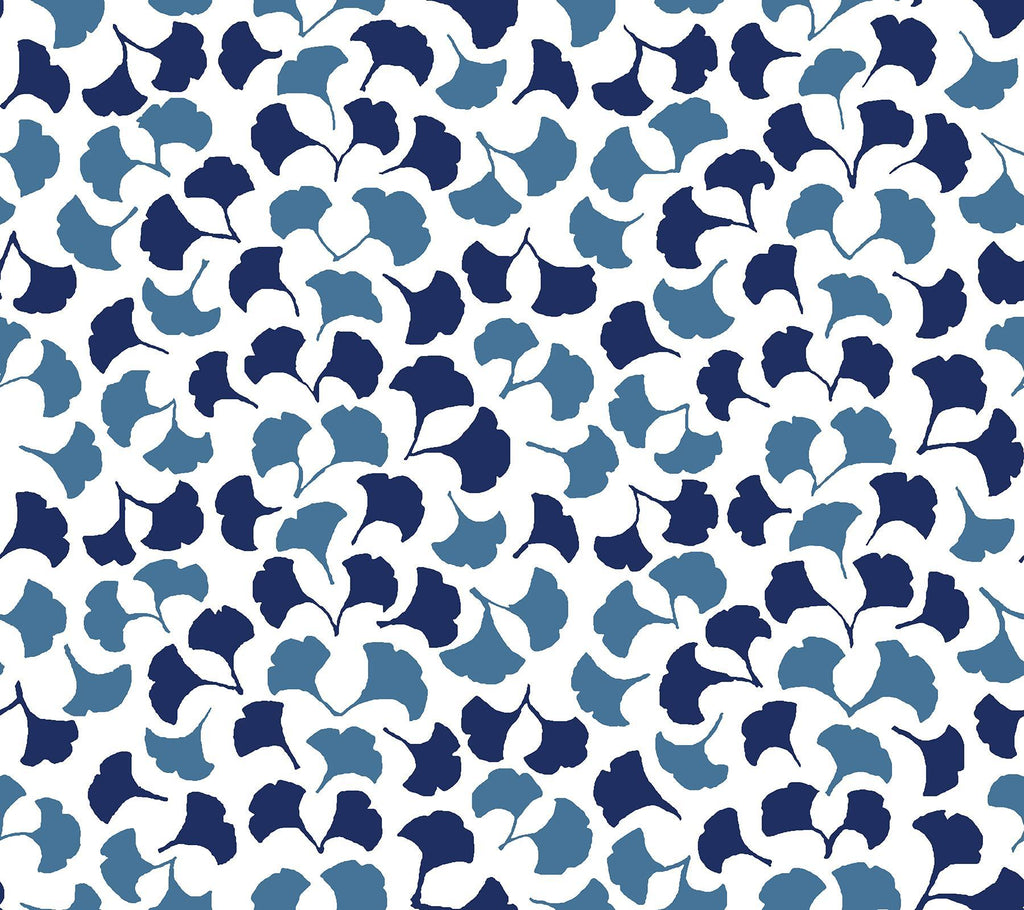 York Navy Blue Forest Glade Peel & Stick Navy Blue Wallpaper