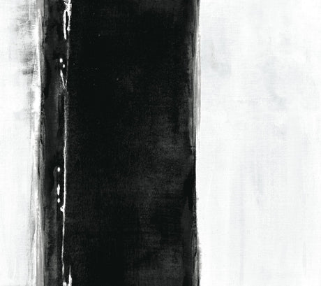 York Black Ink Wash Black Wallpaper