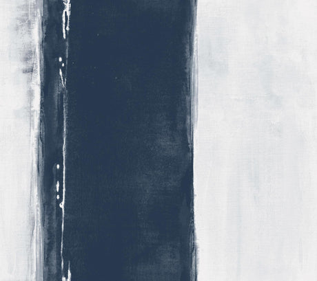 York Ink Wash Navy Wallpaper