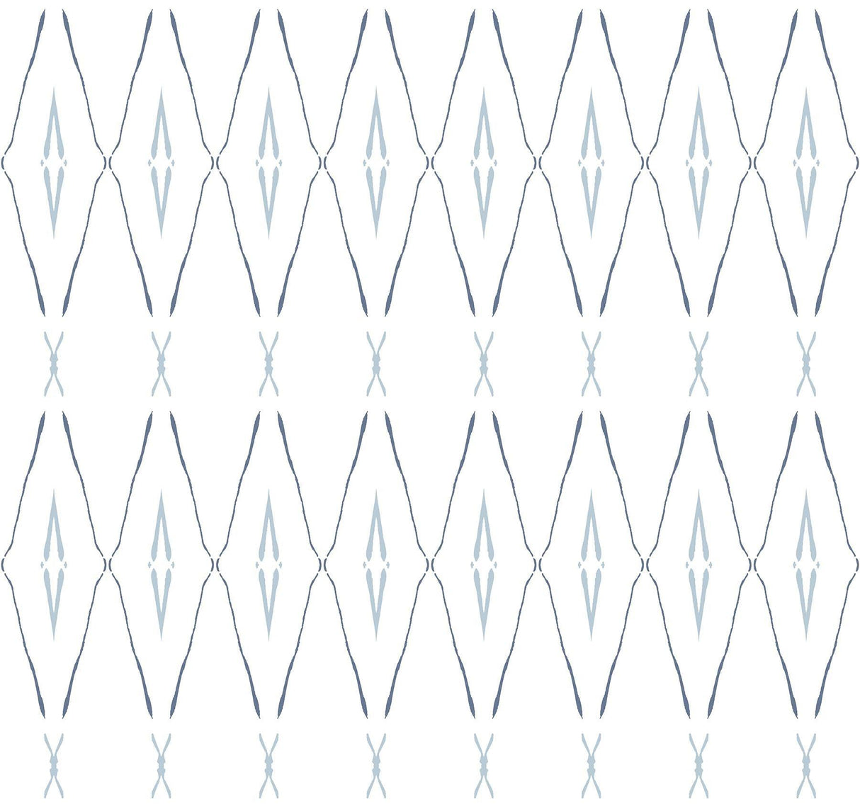 York Artifact Silhouettes Indigo Wallpaper