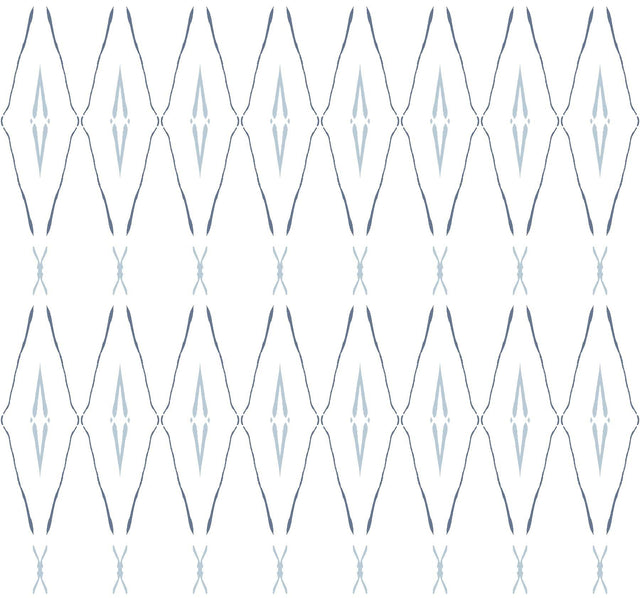 York Artifact Silhouettes Indigo Wallpaper