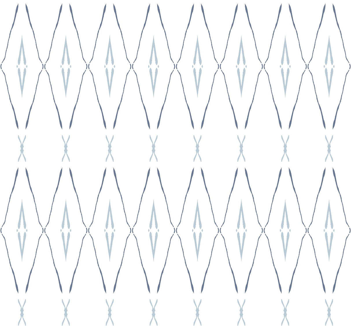 York Indigo Artifact Silhouettes Indigo Wallpaper