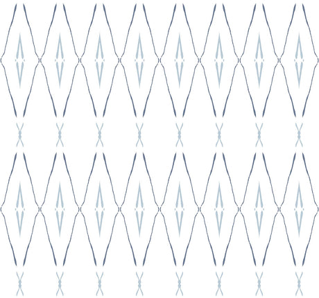 York Indigo Artifact Silhouettes Indigo Wallpaper